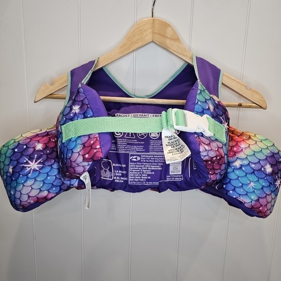 Speedo Splash Jammer Raindow Infant Peddle Jumper Swimming Beach Life Vest - Picture 3 of 7